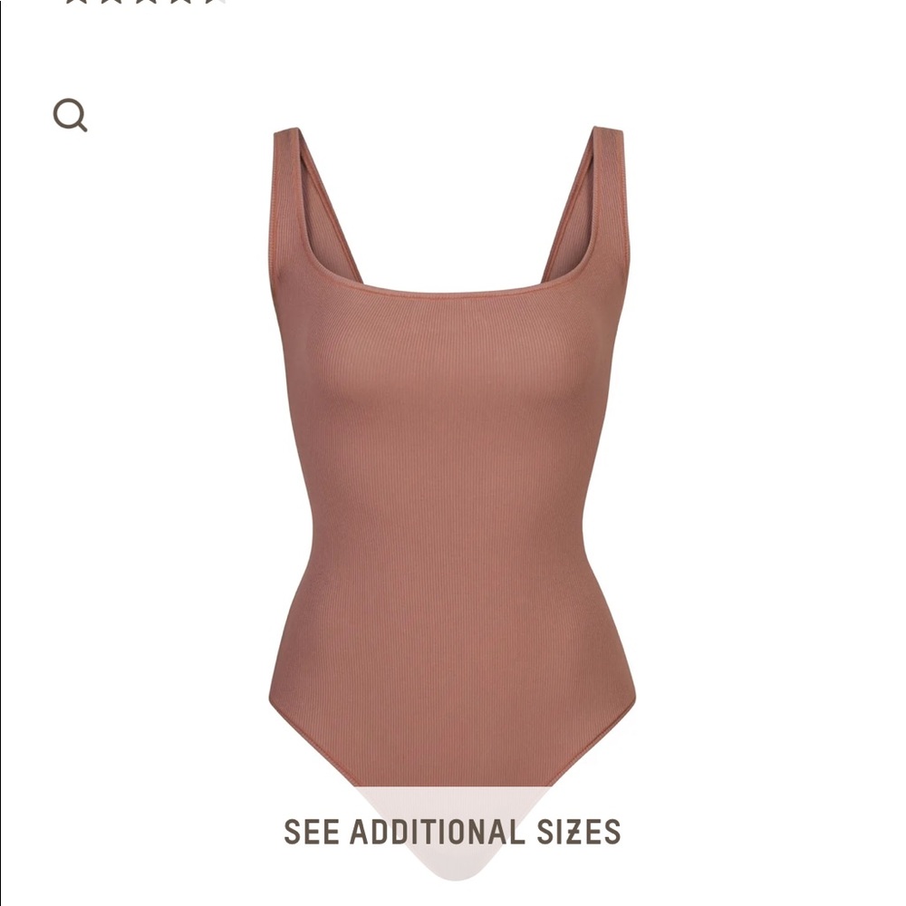 NWT SKIMS Cotton Rib Bodysuit